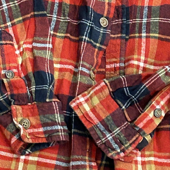 NWT UpCycled Graphic Flannel Friends themed Graphic Flannel size XL - Picture 6 of 8